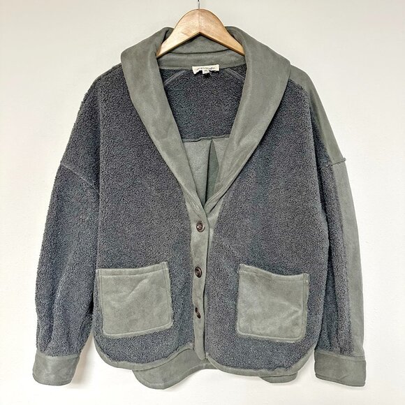 Listicle Mixed Media Jacket - Picture 4 of 12